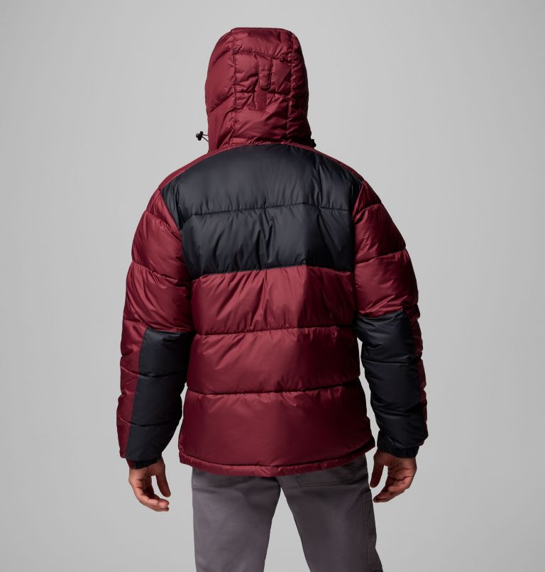 Men's Pike Lake II Hooded Jacket, Color: Rich Wine, Black, image 2