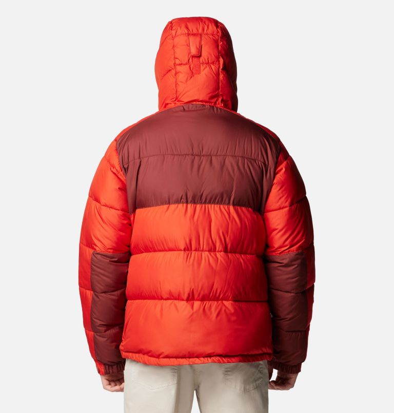 Men's Pike Lake II Hooded Puffer Jacket, Color: Sail Red, Spice, image 2