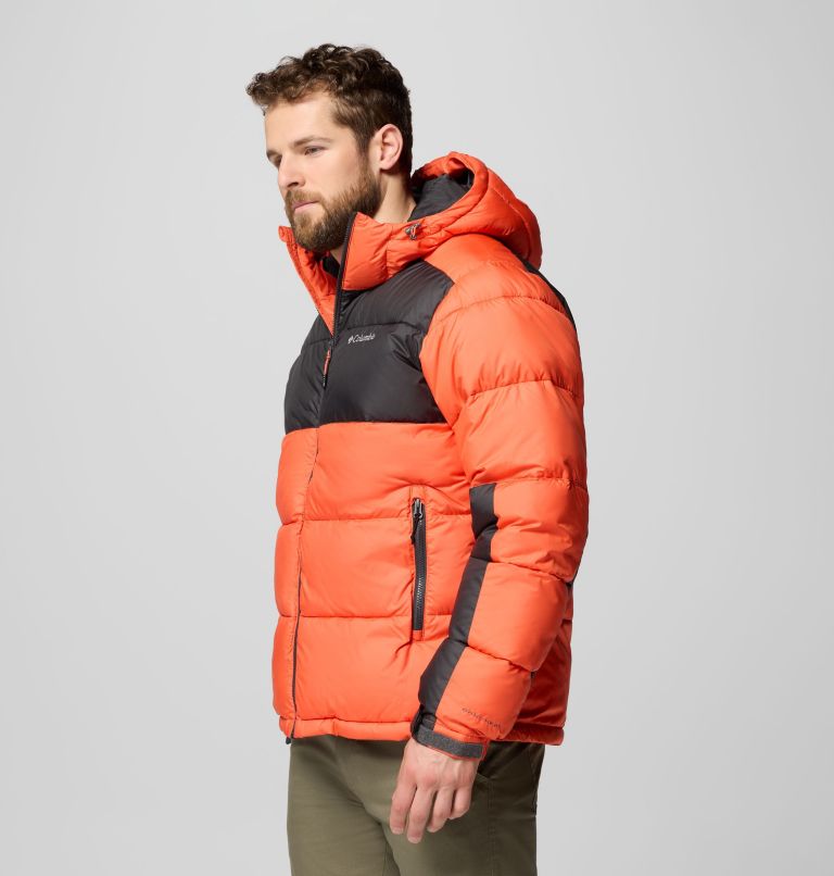 Men's Pike Lake II Hooded Jacket, Color: Zing, Shark, image 4