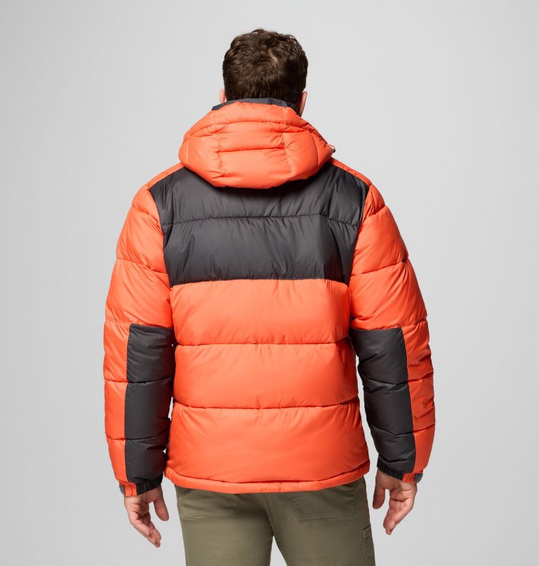 Men's Pike Lake II Hooded Jacket, Color: Zing, Shark, image 3