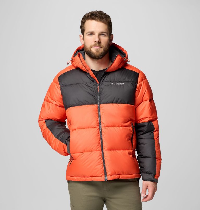 Men's Pike Lake II Hooded Jacket, Color: Zing, Shark, image 1