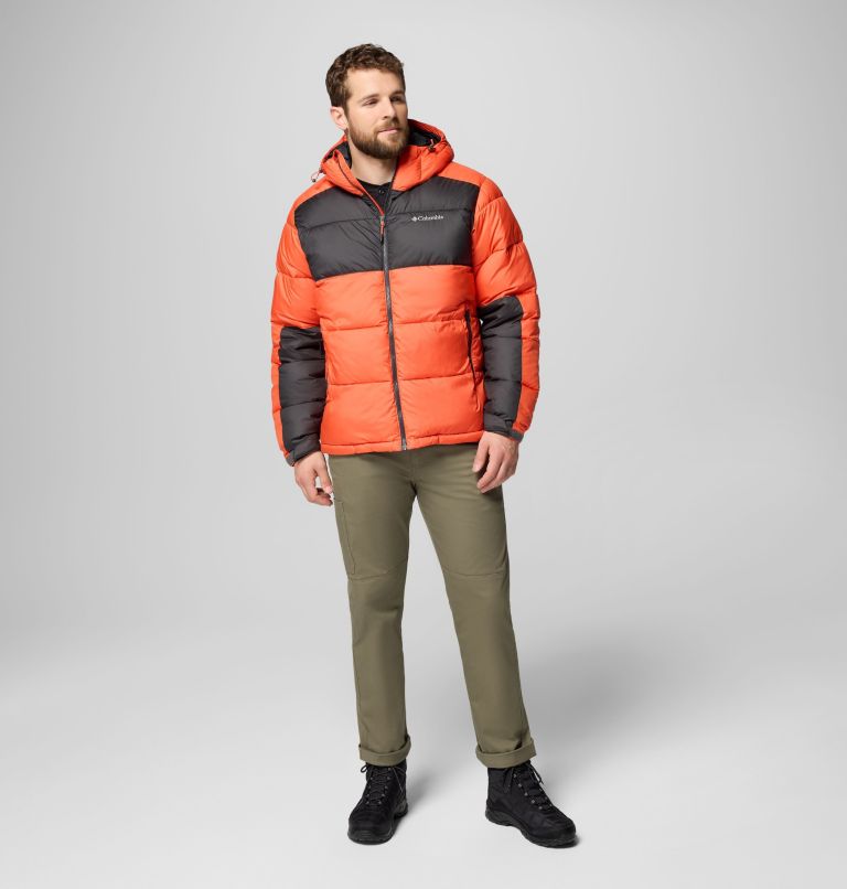 Men's Pike Lake II Hooded Jacket, Color: Zing, Shark, image 2