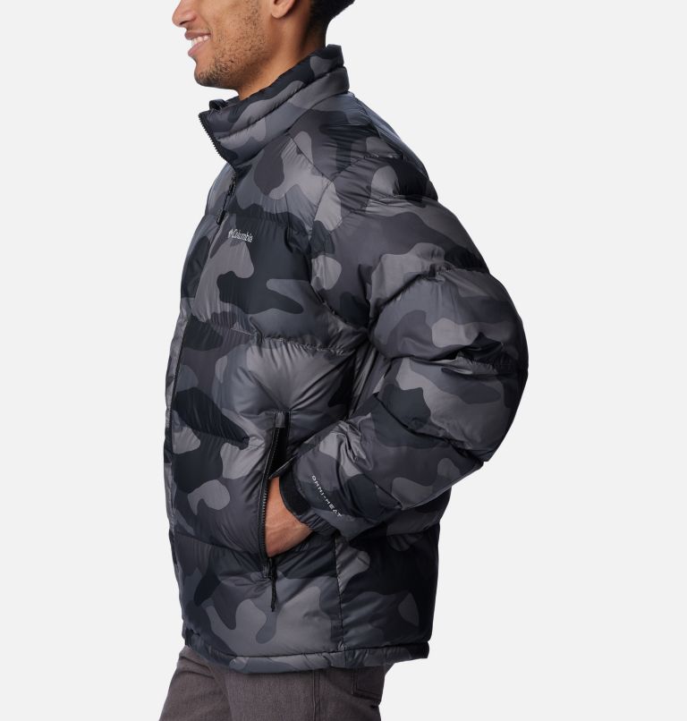 Mens camo hotsell puffer jacket