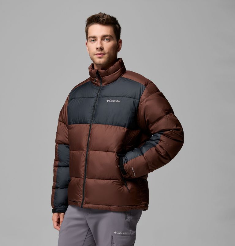 Men's Pike Lake II Puffer Jacket, Color: Tobacco, Black, image 4