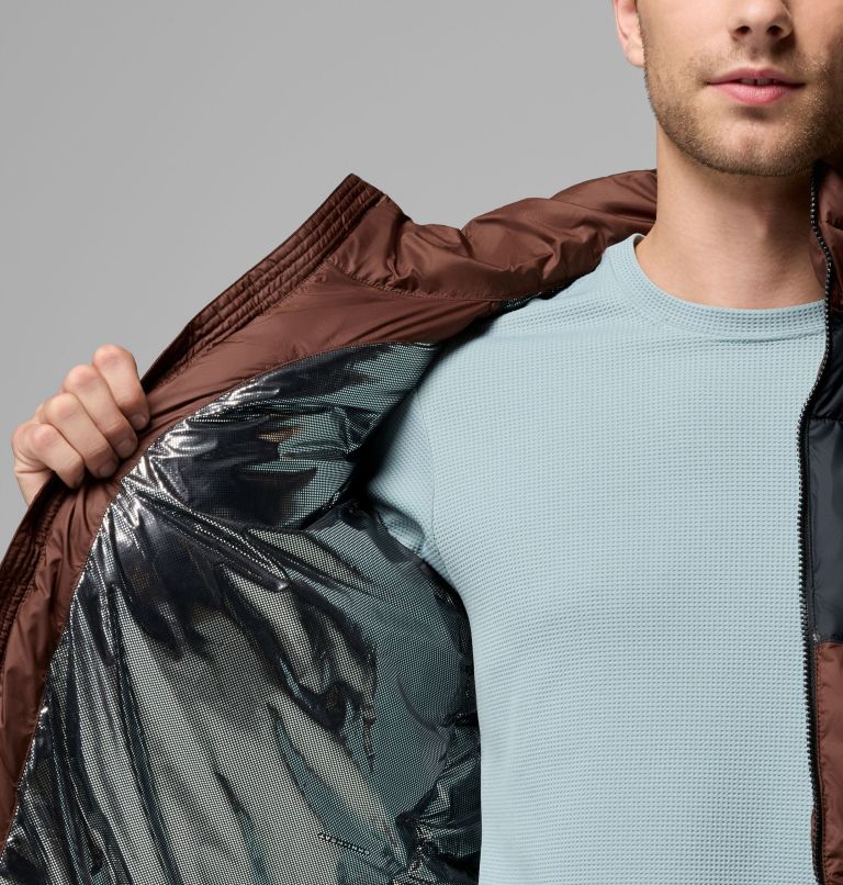 Men's Pike Lake II Puffer Jacket, Color: Tobacco, Black, image 6