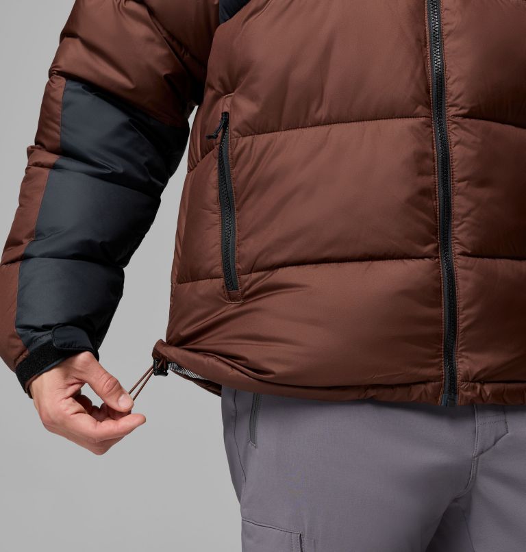 Men's Pike Lake II Puffer Jacket, Color: Tobacco, Black, image 9