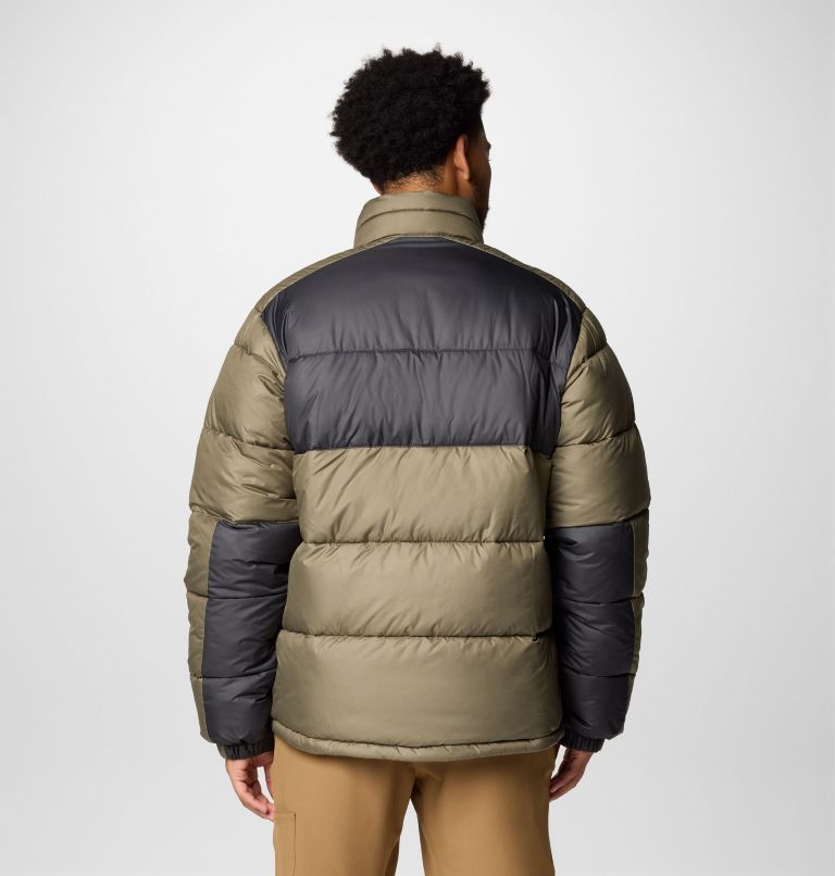 Men's Pike Lake II Puffer Jacket, Color: Stone Green, Shark, image 2