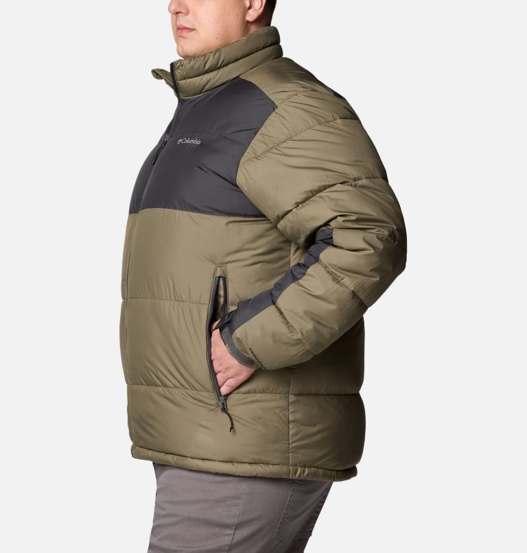 Men's Pike Lake II Puffer Jacket - Extended Size, Color: Stone Green, Shark, image 3