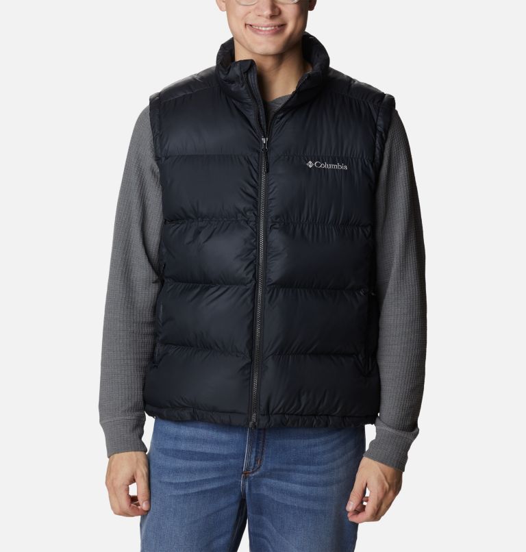 Columbia fleece vest. Black. Two front pockets size XL