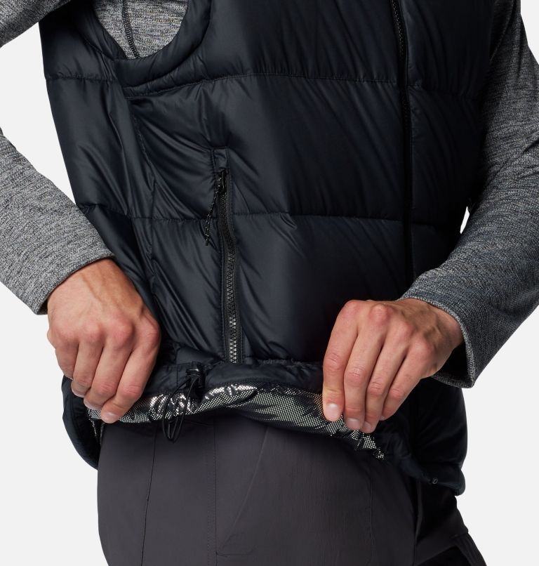 Men's Pike Lake II Puffer Vest, Color: Black, image 7