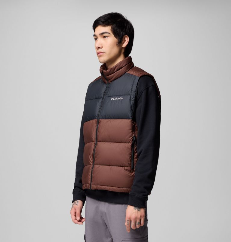 Men's Pike Lake II Vest, Color: Tobacco, Black, image 4