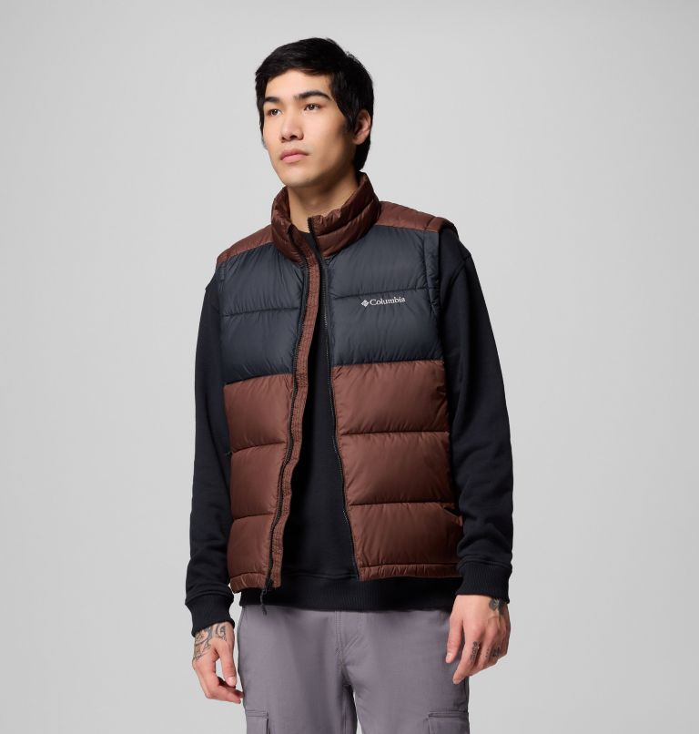 Men's Pike Lake II Vest, Color: Tobacco, Black, image 5