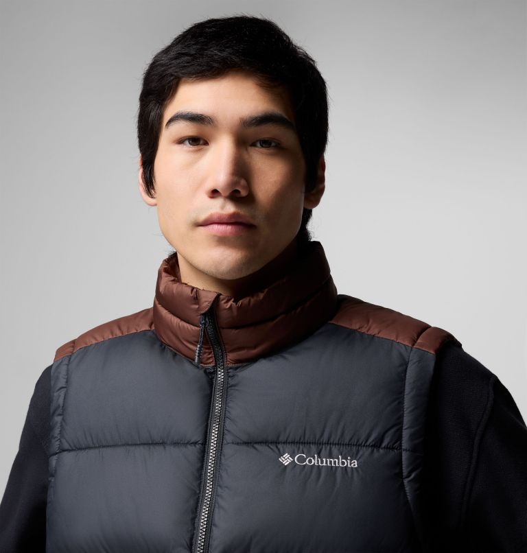 Men's Pike Lake II Vest, Color: Tobacco, Black, image 8