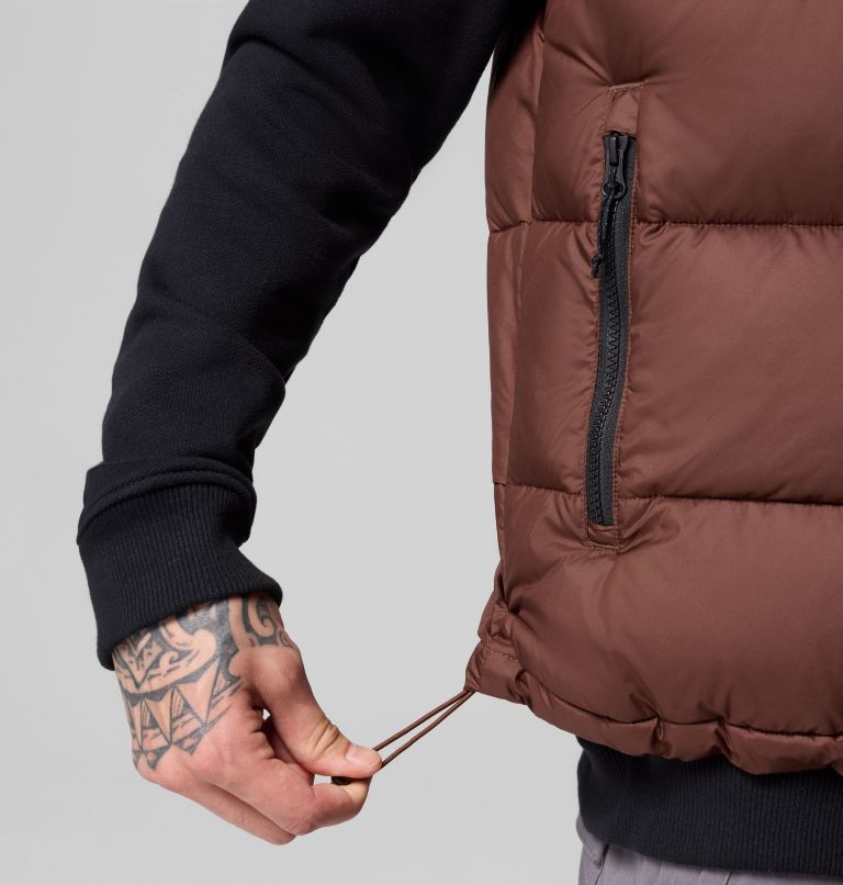 Men's Pike Lake II Vest, Color: Tobacco, Black, image 9