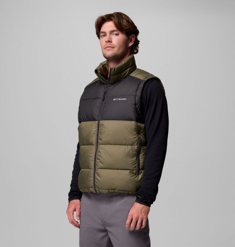Men's Pike Lake II Vest, Color: Stone Green, Shark, image 4