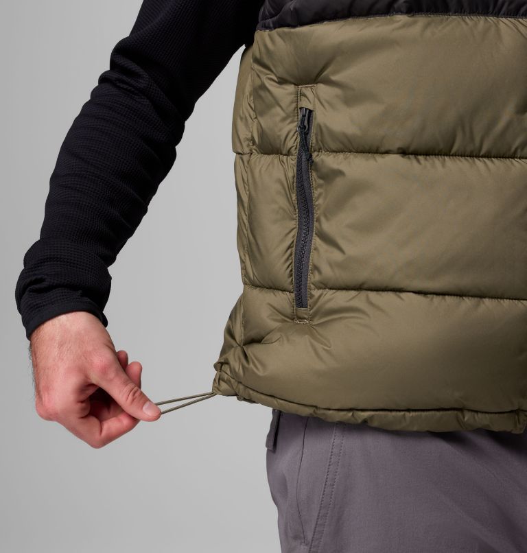 Men's Pike Lake II Vest, Color: Stone Green, Shark, image 8