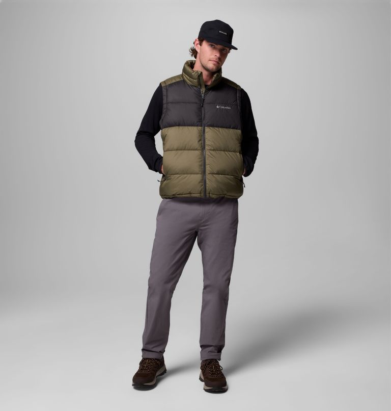 Men's Pike Lake II Vest, Color: Stone Green, Shark, image 2