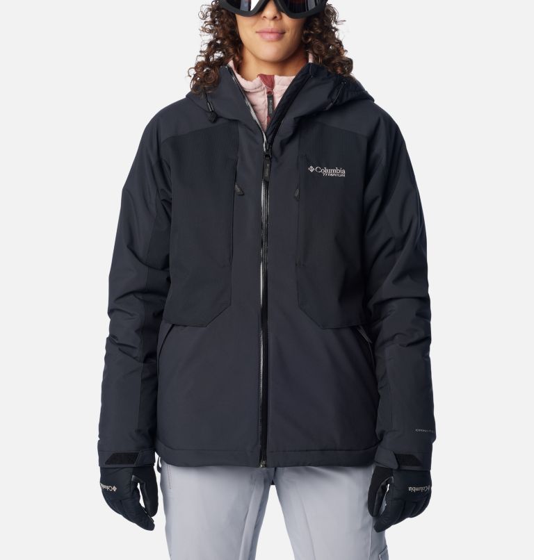 Thumbnail: Women's Highland Summit Waterproof Ski Jacket, Color: Black, image 1