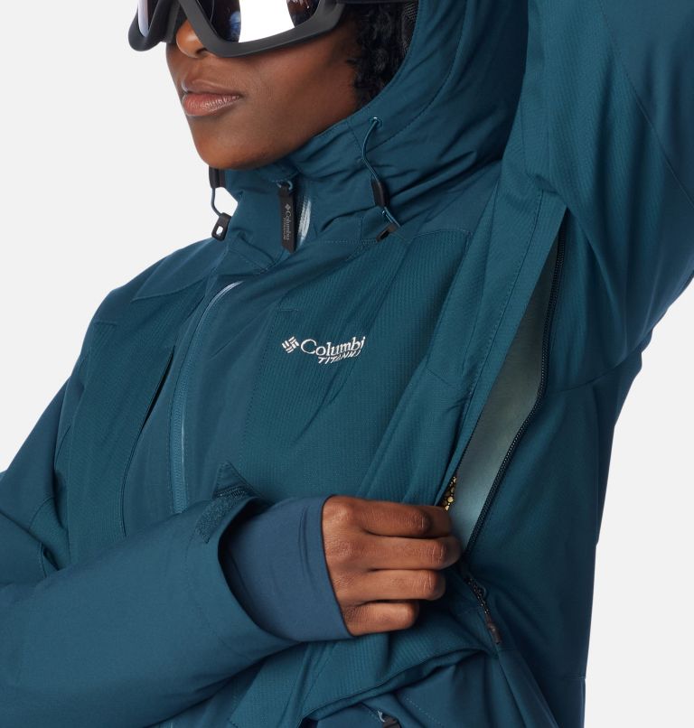 Thumbnail: Highland Summit Wasserdichte Ski-Jacke für Frauen, Color: Night Wave, image 8