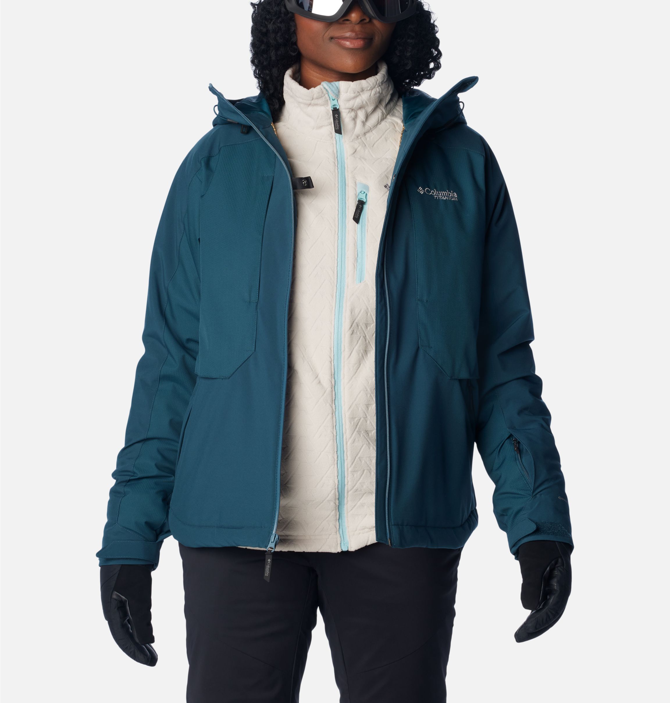 Chaqueta de esquí impermeable para niñas, chaqueta de snowboard para  exteriores, resistente al viento, con forro polar, abrigo de nieve cálido  de