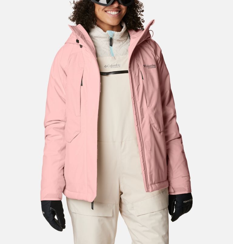 Thumbnail: Women's Highland Summit Waterproof Ski Jacket, Color: Dusty Pink, image 11