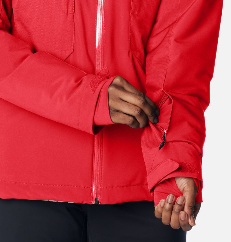Thumbnail: Women's Highland Summit Waterproof Ski Jacket, Color: Red Lily, image 12