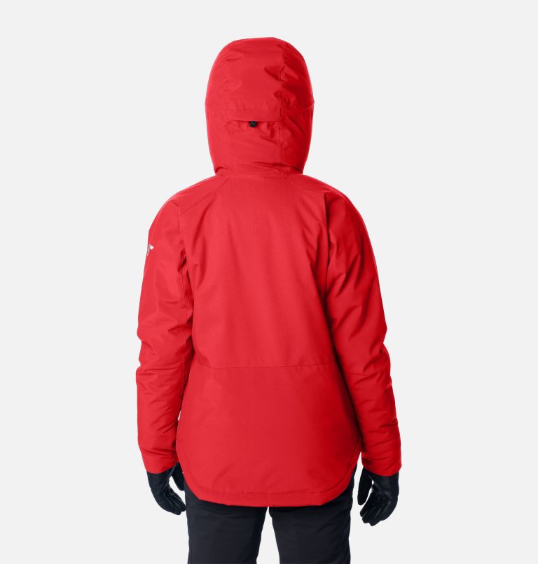 Women's Highland Summit Waterproof Ski Jacket, Color: Red Lily, image 2