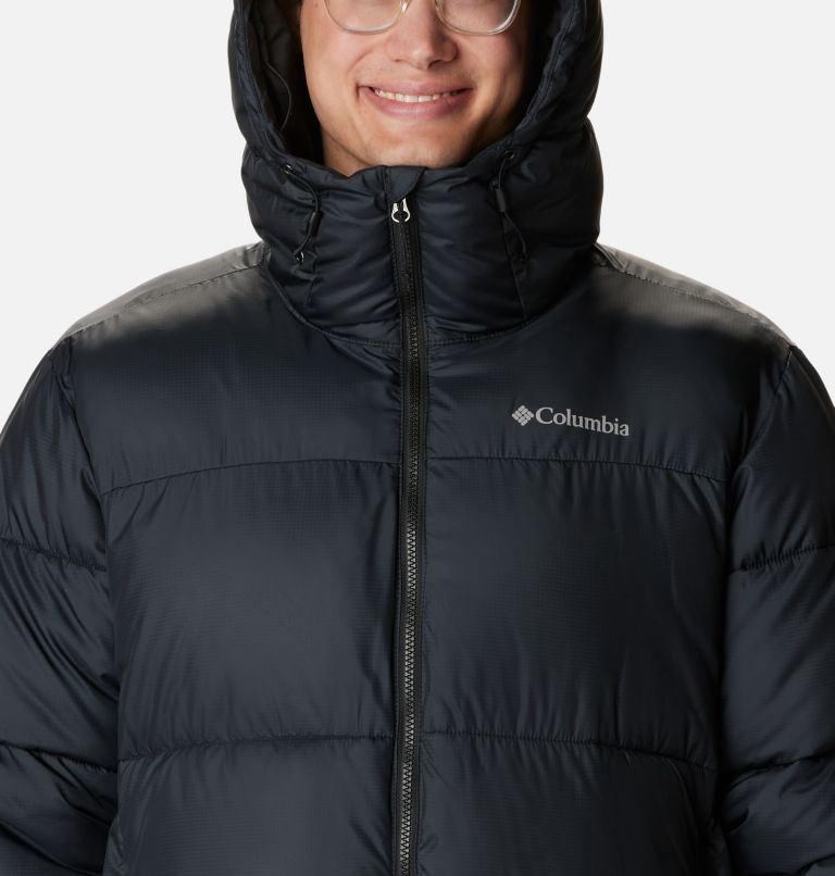 Men's Puffect Puffer Parka, Color: Black, image 4