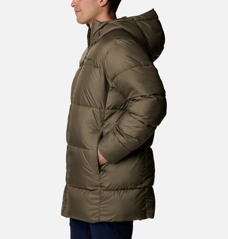 Men's Puffect Puffer Parka, Color: Stone Green, image 3