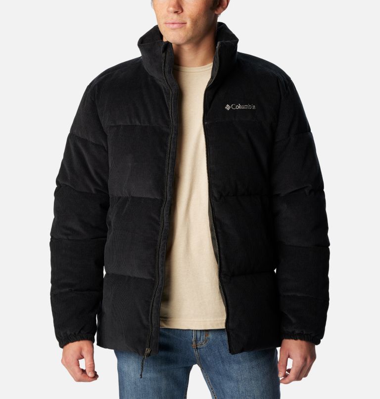 Corduroy hooded outlet jacket men's