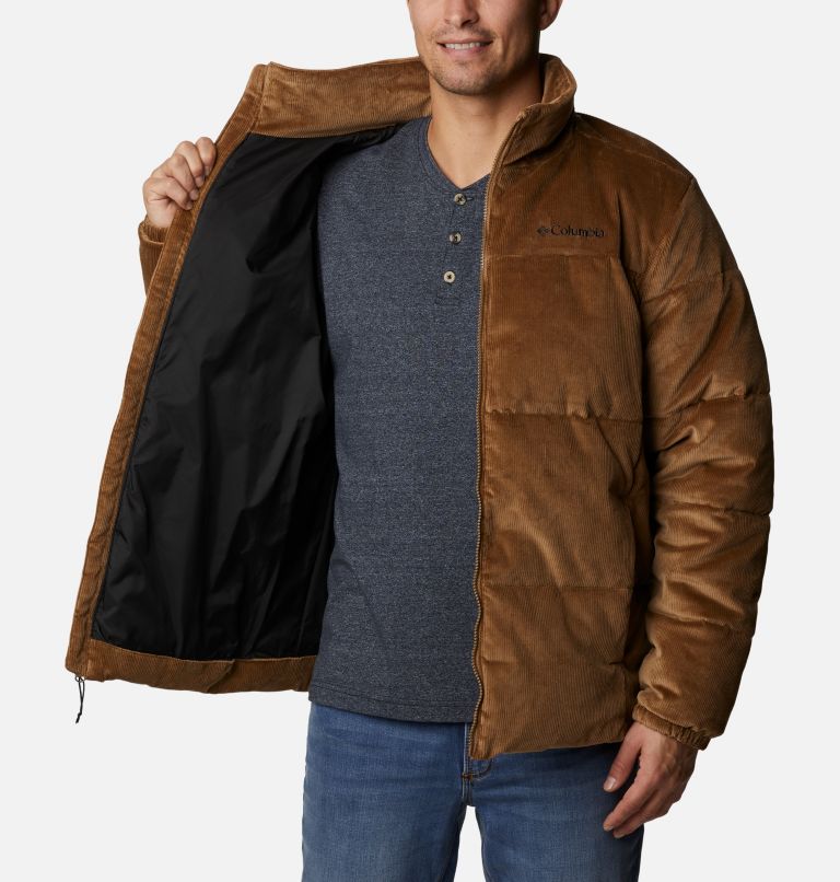 Thumbnail: Manteau en velours côtelé Puffect pour hommes, Color: Delta, image 5