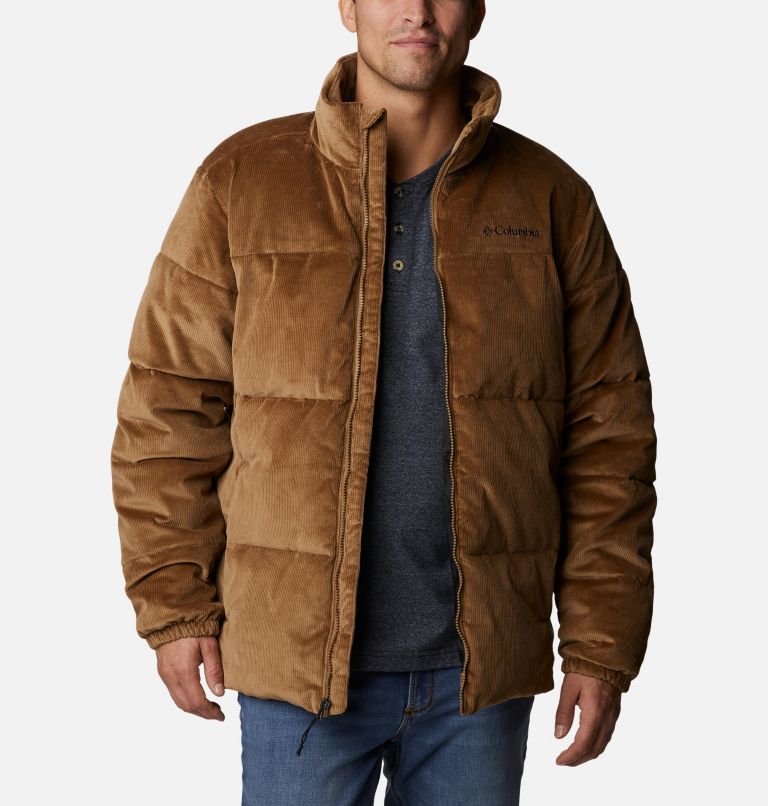 Cord puffer 2025 jacket mens