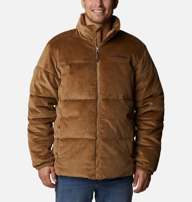 Thumbnail: Men's Puffect Corduroy Puffer Jacket, Color: Delta, image 1