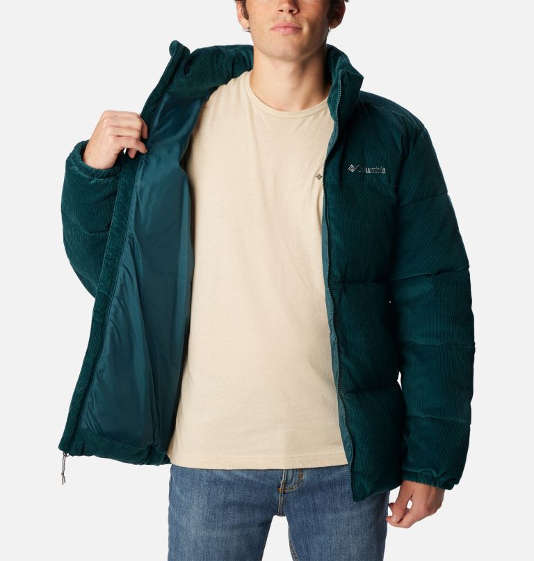 Thumbnail: Men's Puffect Corduroy Puffer Jacket, Color: Night Wave, image 5
