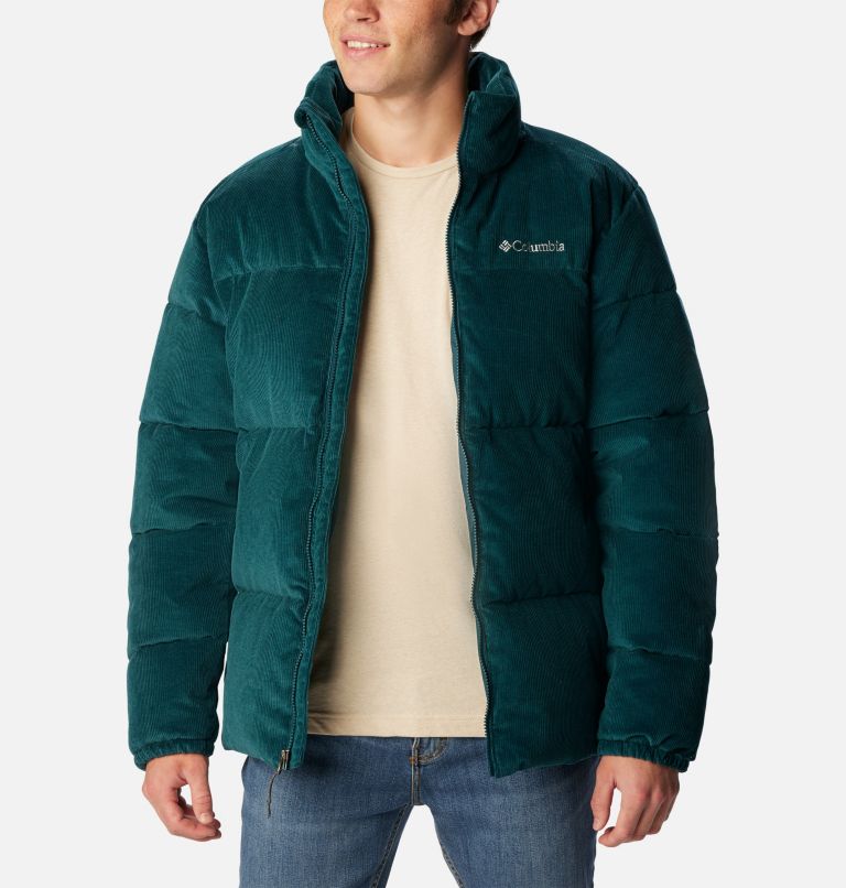 Thumbnail: Men's Puffect Corduroy Puffer Jacket, Color: Night Wave, image 6