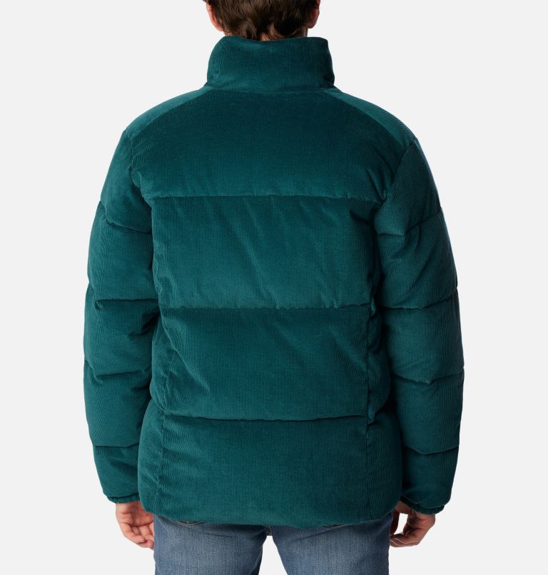 Green corduroy puffer outlet jacket