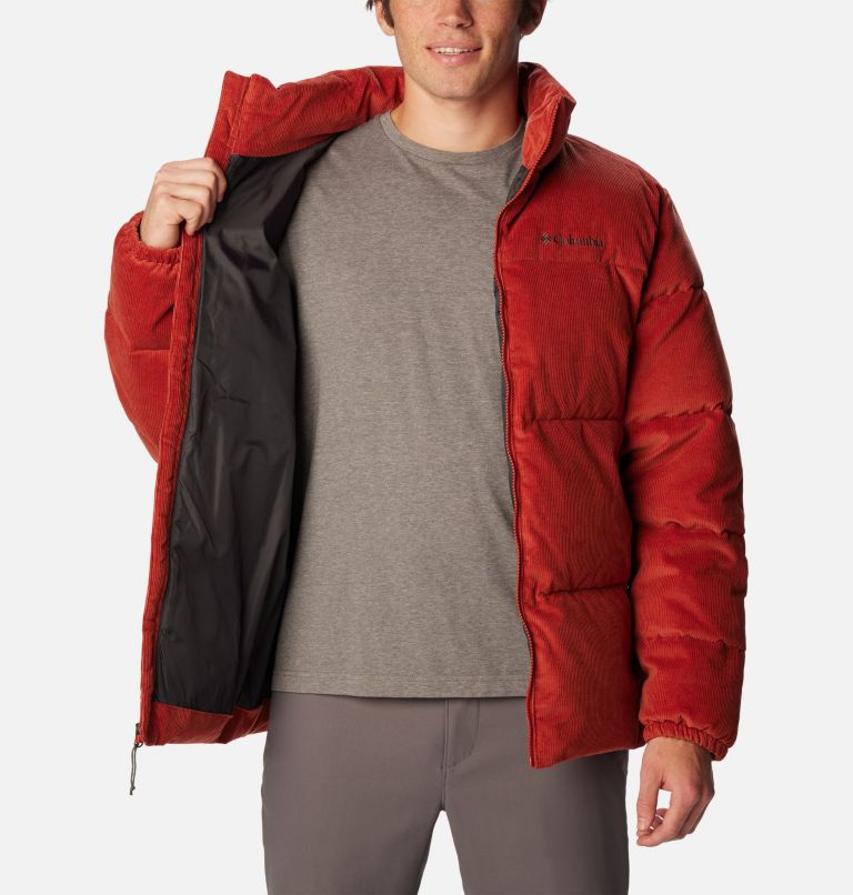 Thumbnail: Men's Puffect Corduroy Puffer Jacket, Color: Warp Red, image 5