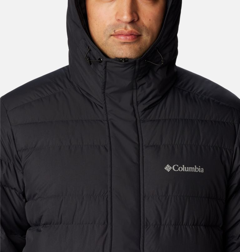 Men's Saltzman Down Hooded Jacket, Color: Black, image 4