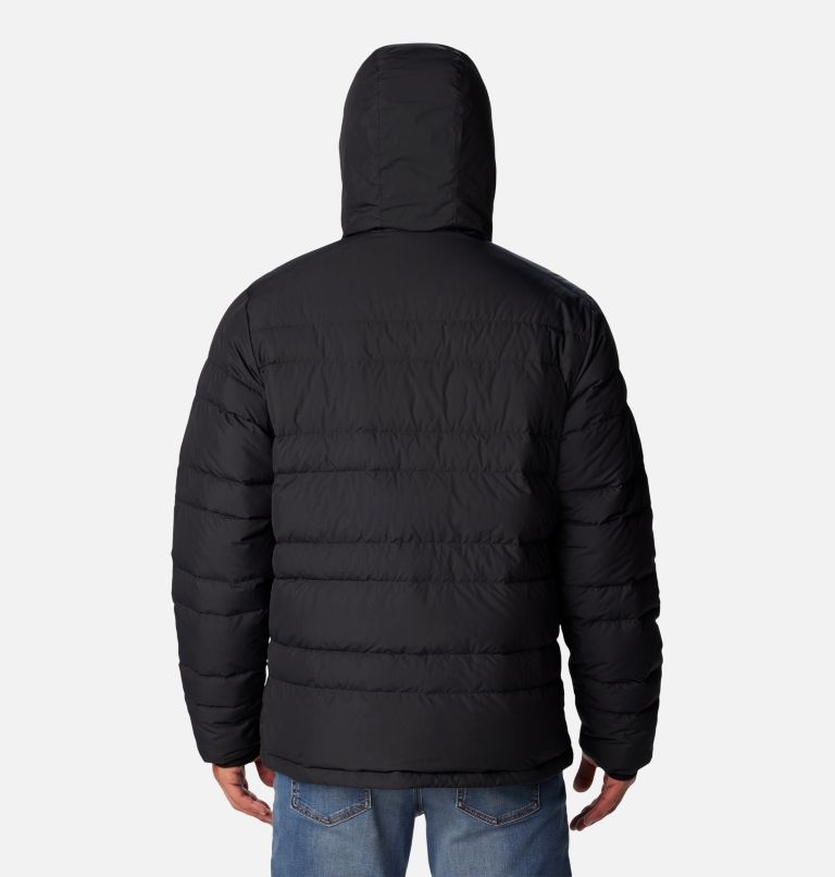 Men's Saltzman Down Hooded Jacket, Color: Black, image 2