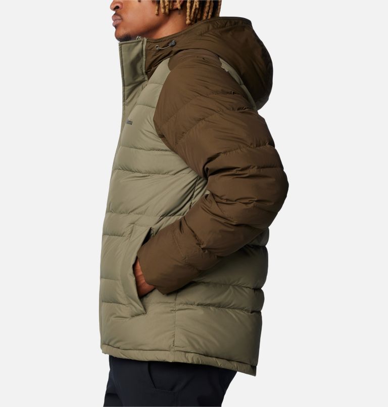 Saltzman Down Hooded Jacket | 397 | L, Color: Stone Green, Olive Green, image 3