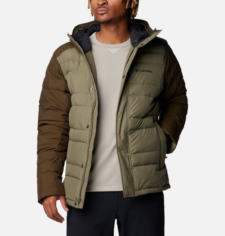 Saltzman Down Hooded Jacket | 397 | L, Color: Stone Green, Olive Green, image 7