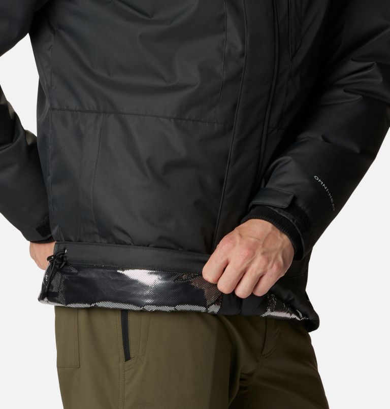 Men's Leif Trail Parka, Color: Black, image 8