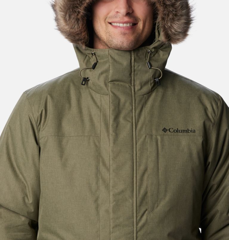 Columbia green outlet parka