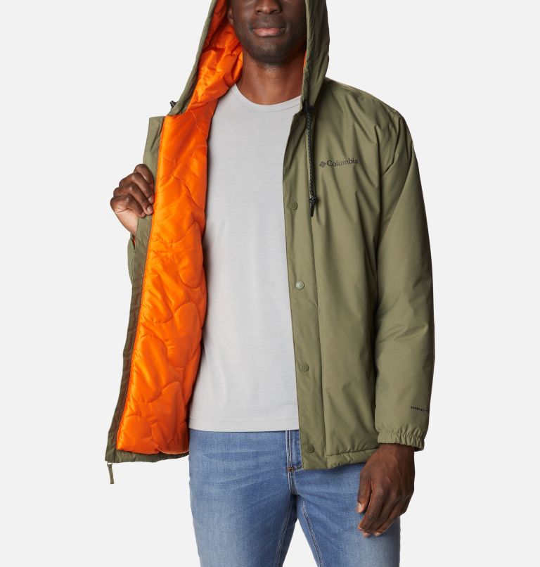 Thumbnail: Men's Cedar Cliff Insulated Jacket, Color: Stone Green, image 5