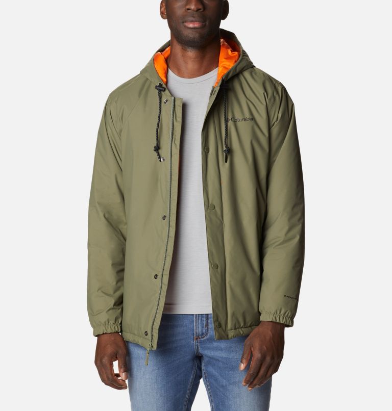 Mens green insulated store jacket