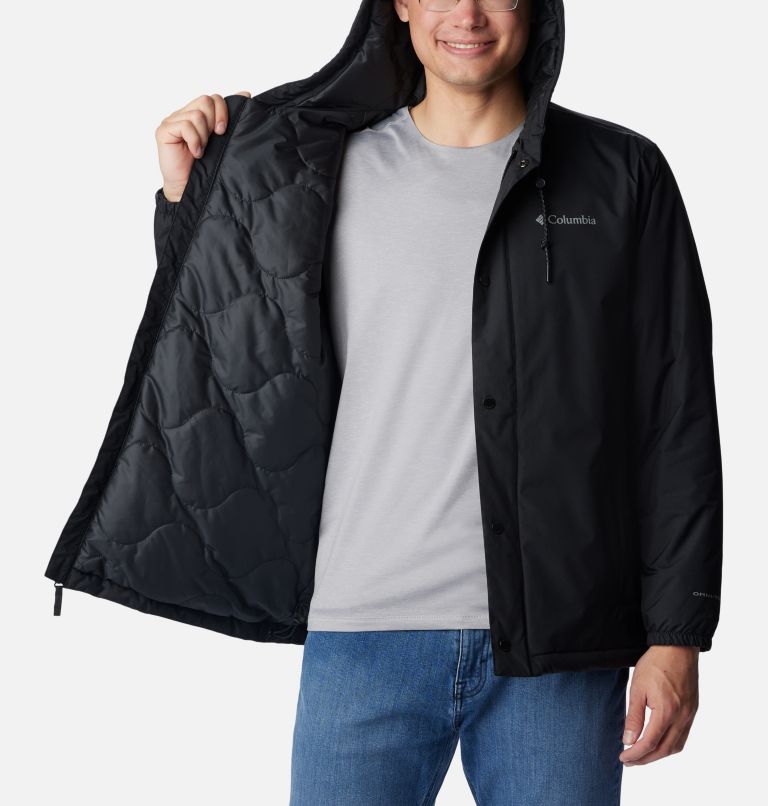 Thumbnail: Manteau isolant Cedar Cliff pour hommes – Grandes tailles, Color: Black, image 5