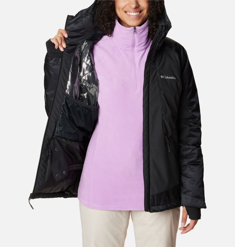 Thumbnail: Women's Sweet Shredder II Insulated Jacket, Color: Black, Black Sheen, image 5