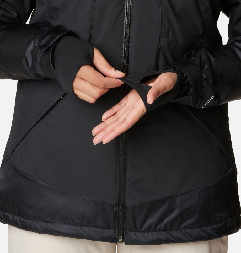 Women's Sweet Shredder II Insulated Jacket, Color: Black, Black Sheen, image 7