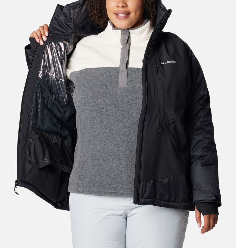 Columbia plus size omni best sale heat jacket