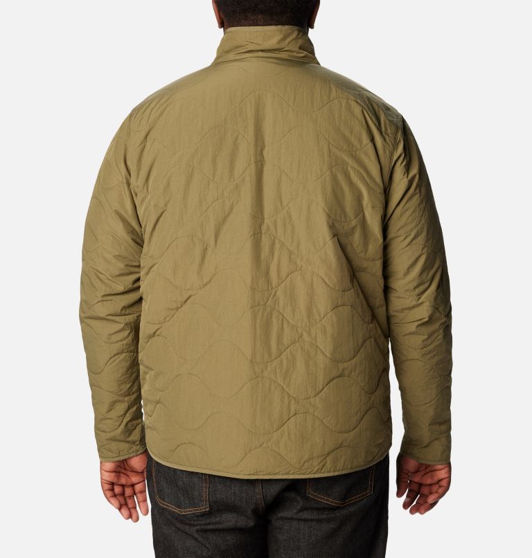Thumbnail: Men's Birchwood Jacket - Big, Color: Stone Green, image 2